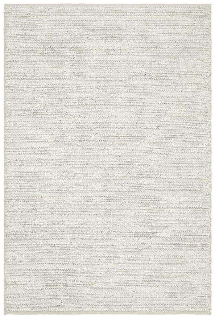 Mandurah Ivory Textured Wool Rug - Simple Style Co