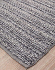 Rug Culture RUGS Mandurah Steel Grey Wool Rug