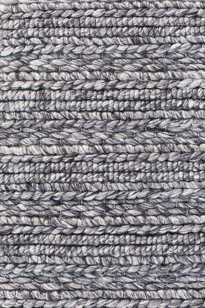 Rug Culture RUGS Mandurah Steel Grey Wool Rug
