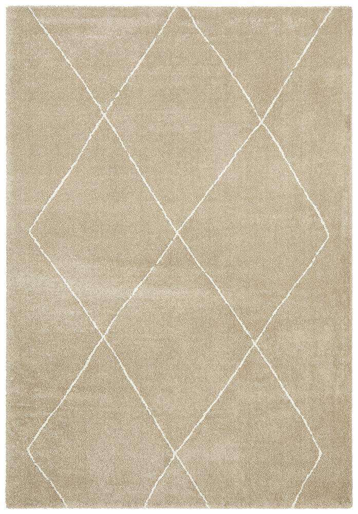 Manhattan Diamond Rug Natural - Simple Style Co
