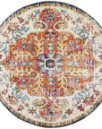 Rug Culture RUGS Marmaris Distressed Transitional Round Rug