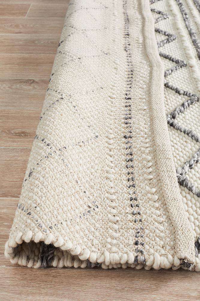 Rug Culture RUGS Milly Textured Tribal Wool Rug