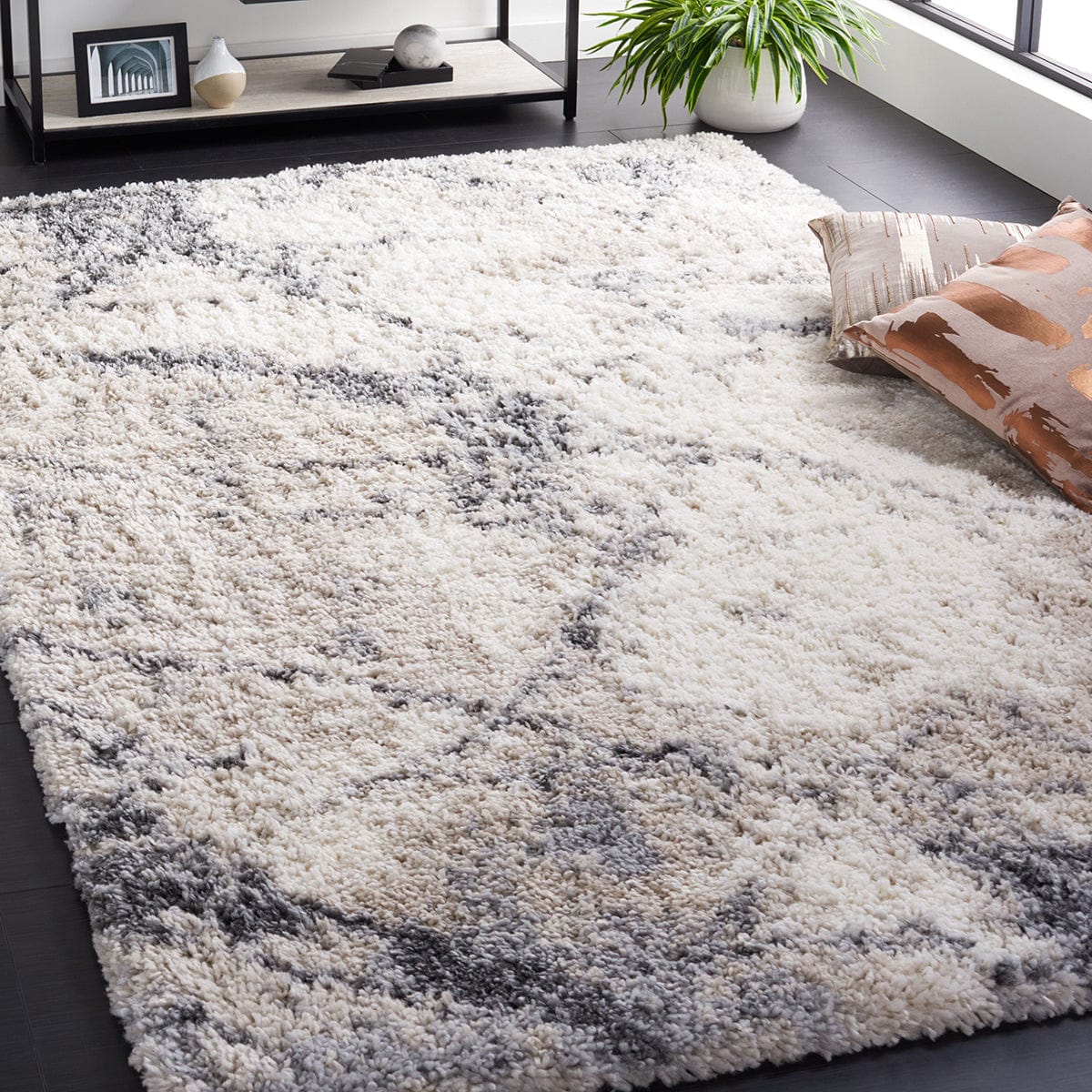 Simple Shaggy Rug Moonlight Marble Zenith Shag Rug – Simple Style Co