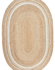 RUG CULTURE RUGS Noosa Natural Oval Rug