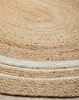 RUG CULTURE RUGS Noosa Natural Oval Rug