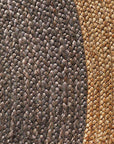 Rug Culture Rugs Polo Charcoal Grey Round Jute Rug