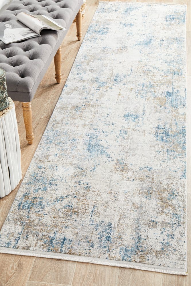 Remy Modern Blue Runner Simple Style Co