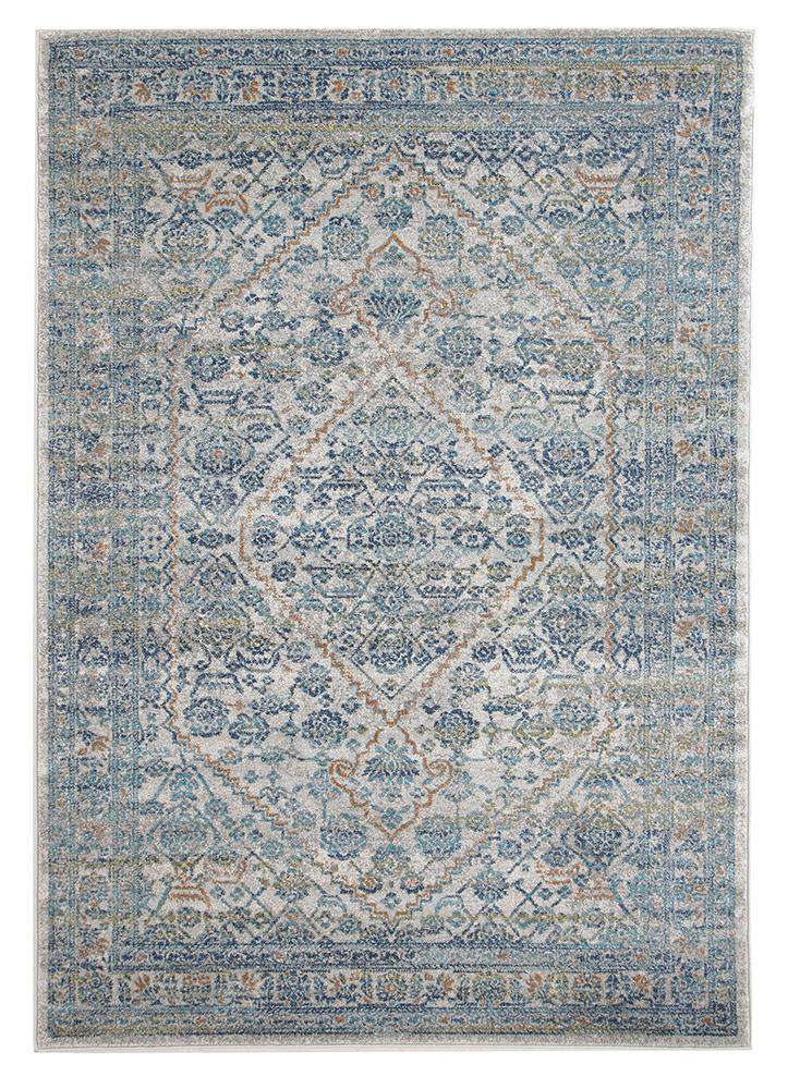 Rug Culture RUGS Rimini Blue &amp; Grey Transitional Rug (Discontinued)