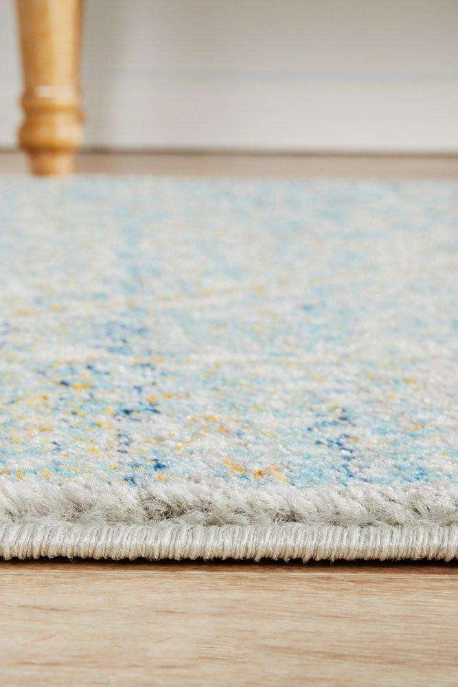 Rug Culture RUGS Rimini Blue & Grey Transitional Runner (Discontinued)