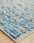 Rug Culture RUGS Rimini Blue & Grey Transitional Runner (Discontinued)