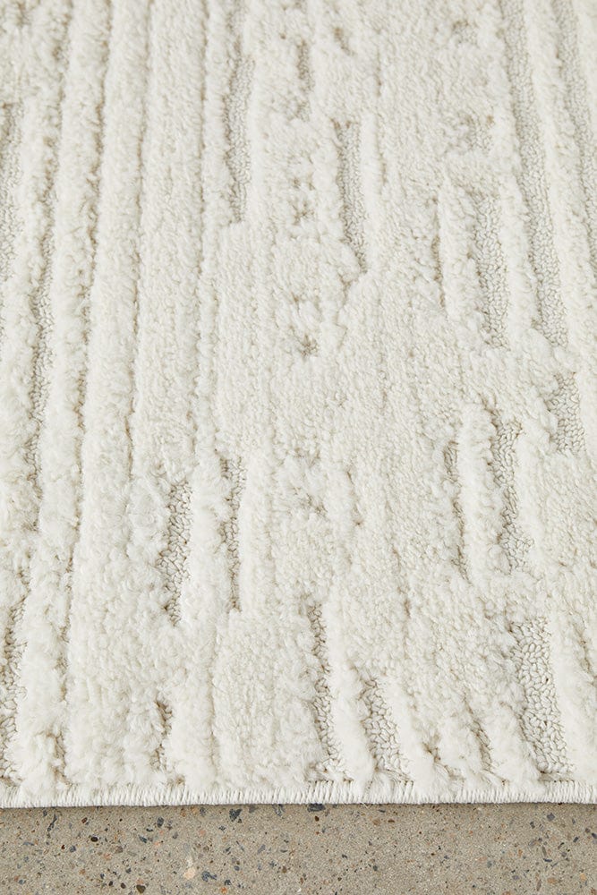 Serenade Ezra White Rug | Simple Style Co