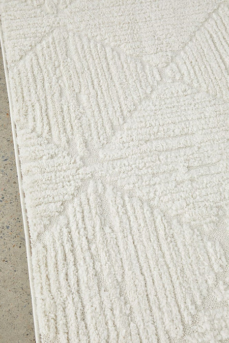 Serenade Shilo White Rug | Simple Style Co