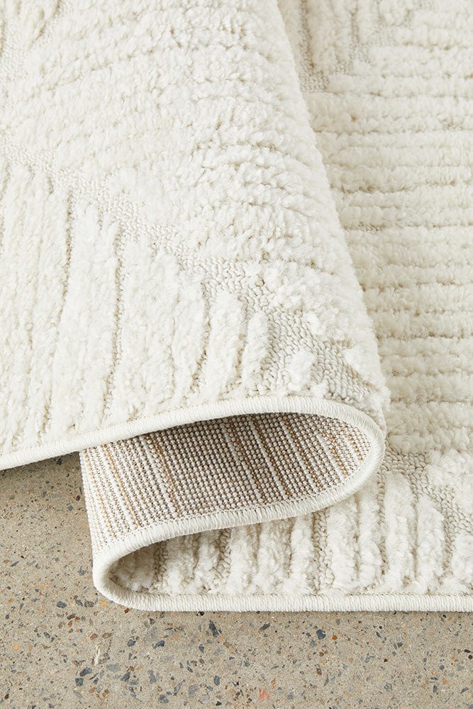 White Shell Rug Serenade Shilo White Rug | Simple Style Co