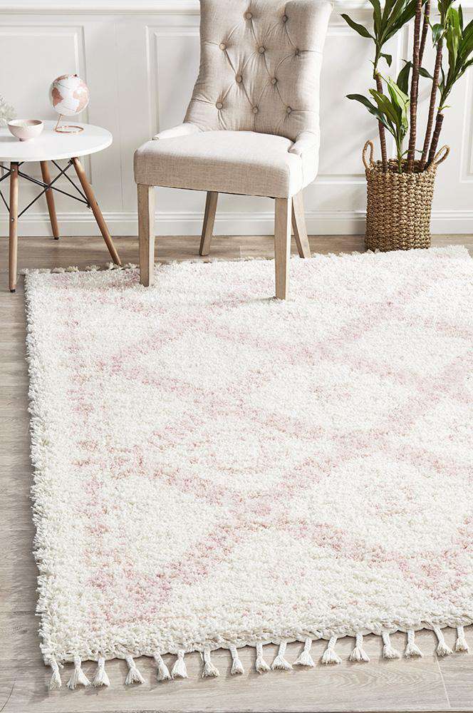 Sofia Pink Boho Rug Simple Style Co