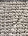 Rug Culture RUGS Studio Silver Textured Wool Rug