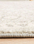 Rug Culture RUGS Verda Transitional Round Rug - Silver