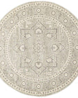 Rug Culture RUGS Verda Transitional Round Rug - Silver