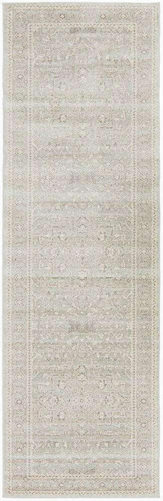 Verda Transitional Hallway Runner Silver Grey | Rugs Online – Simple ...