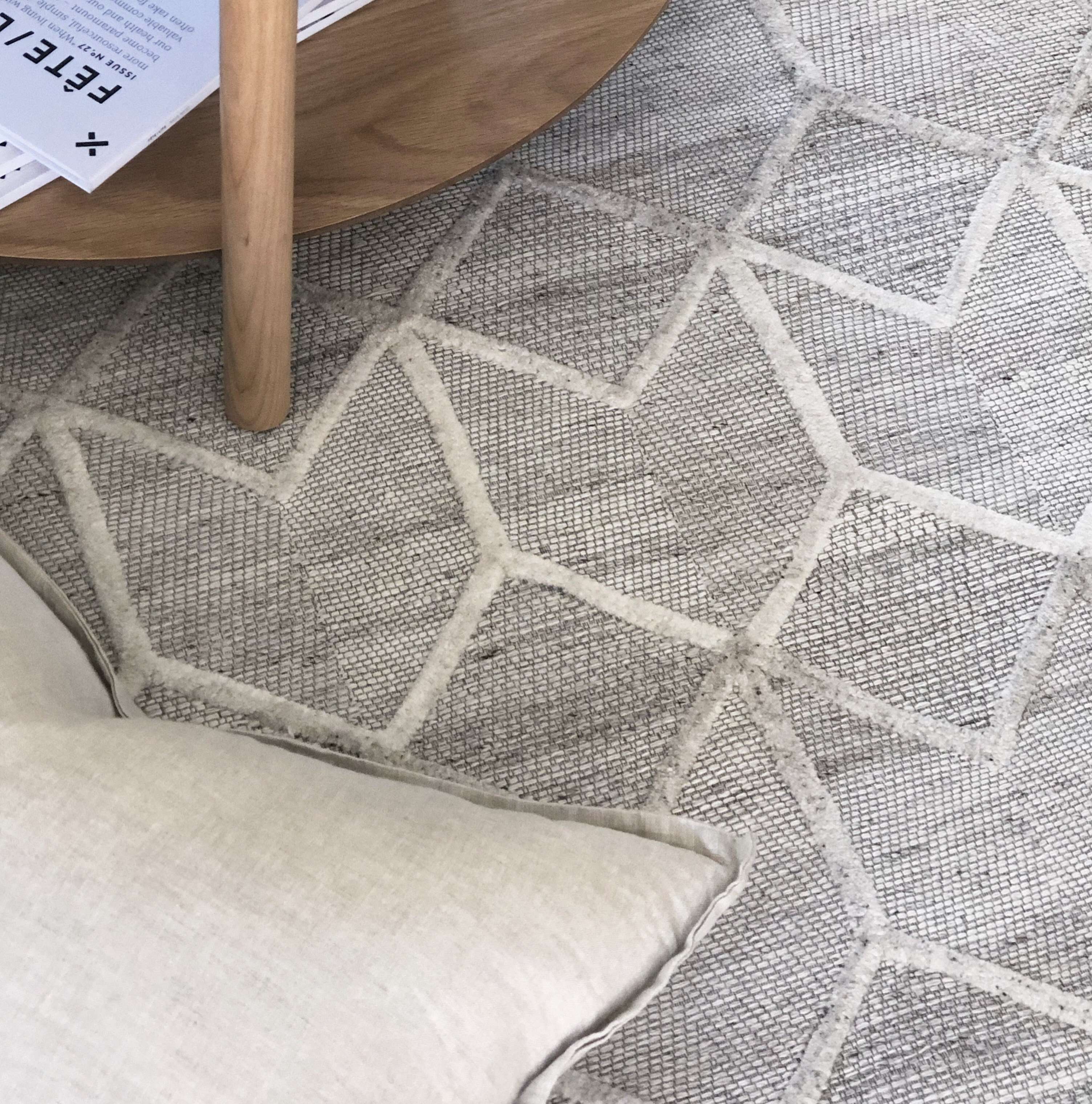 Wescott Wool Rug Grey Buy Wool Rugs Simple Style Co