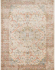 Rug Culture RUGS Zahra Distressed Floral Rug