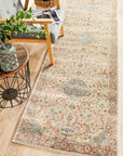 Rug Culture RUGS Zahra Distressed Floral Runner