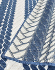 Rug Station RUGS Visalia Blue & White Outdoor Rug
