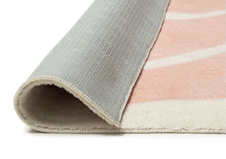 Sapa Pink and Red Abstract Washable Rug