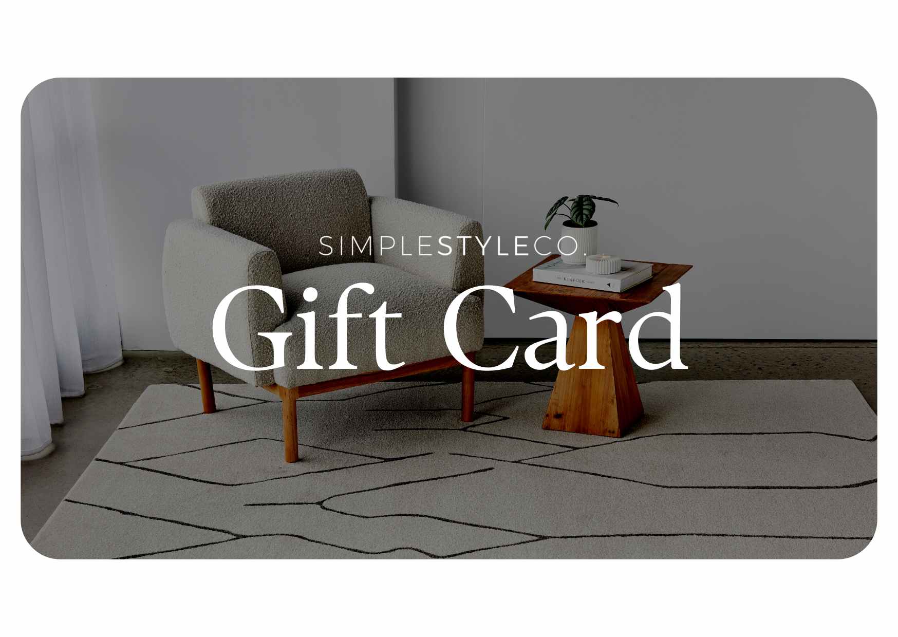 Simple Style Co Gift Card Gift Card