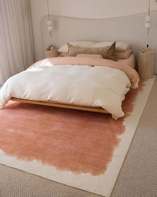 Taranto Terracotta Printed Washable Rug