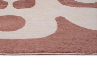 Thio Mirage Rose Clay and Cream Washable Rug