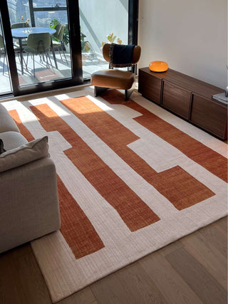 Yorkville Brown Printed Washable Rug