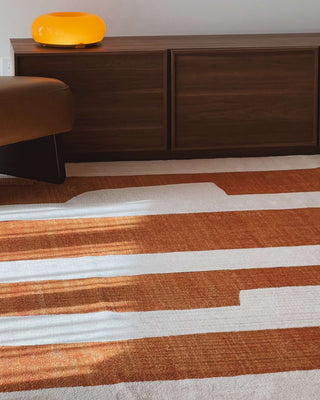 Yorkville Brown Printed Washable Rug