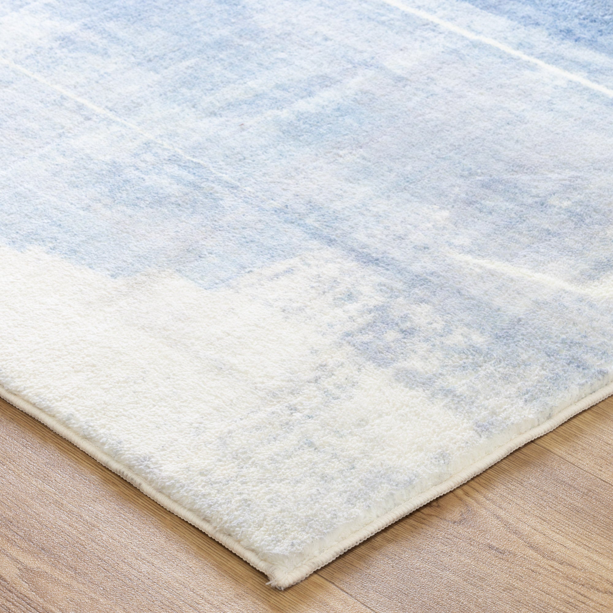 Dreamweave Abstract Blue Washable Rug