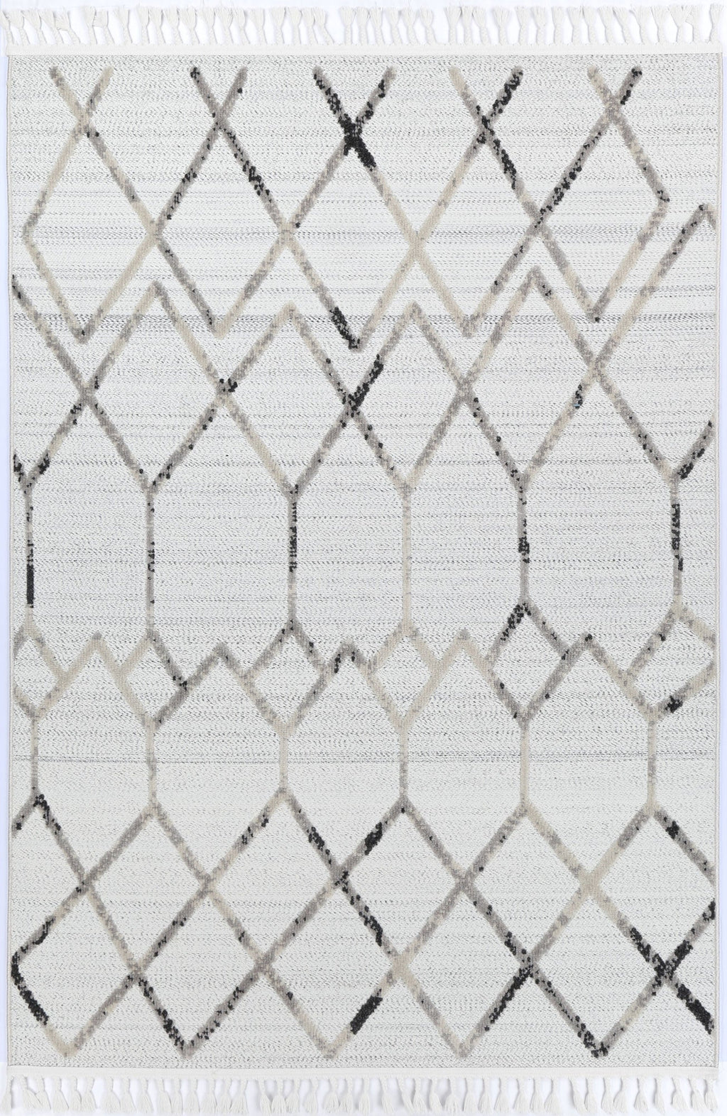 Mars Dorian Geometric Cream and Taupe Rug *FINAL SALE – Simple Style Co