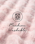 Bubble Blush Round - Machine Washable Rug