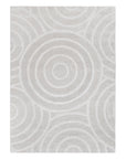 Ellipse Light Grey Wool Rug | Simple Style Co