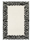 Zanzibar Zebra Print Wool Rug | Simple Style Co