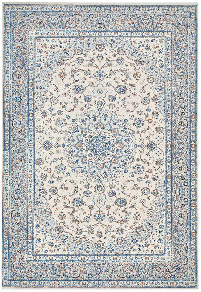 Melody Kashan Ivory Rug | Simple Style Co