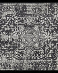 Bafra Charcoal Transitional Round Rug - Simple Style Co