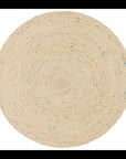 Shiva Bleached Jute Round Rug - Simple Style Co