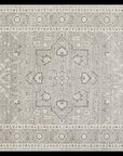 Verda Transitional Round Rug Silver - Simple Style Co
